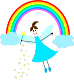 RainWords, the letter fairy